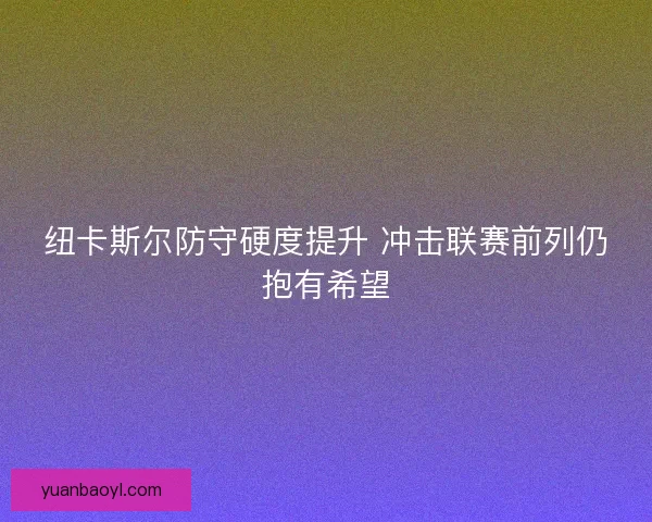 纽卡斯尔防守硬度提升 冲击联赛前列仍抱有希望